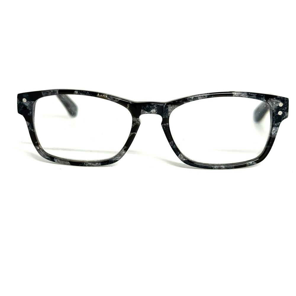 Corinne Edie GRY 3543-2.00 Gray Tortoise Rectangular Reading Glasses Eyeglasses